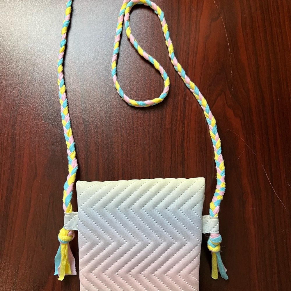 Multicolor Quilted Crossbody Bag